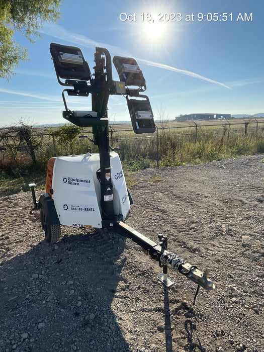 2023 Generac MLT2 Diesel, Flex Switch 120V Input, Powerzone Controller, (4) 320W LED Lights, 4kW Generator, 39.9 Gal Fuel Tank, 2" Ball, T3