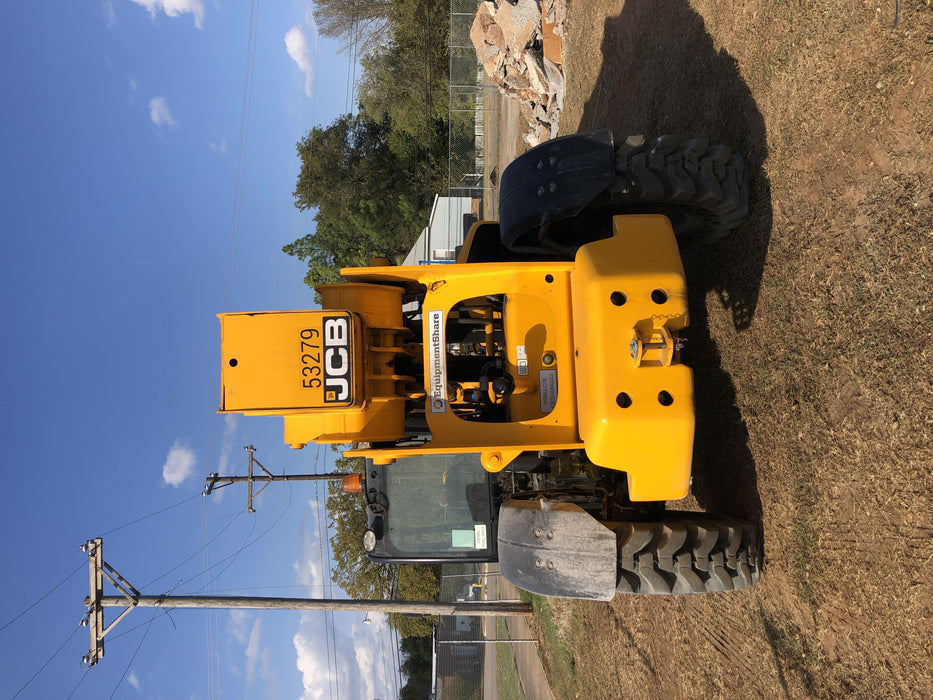 2019 JCB 510-56 Canopy, 74 HP, Solid Tires, STD Worklight, Beacon, Aux Hydraulics, Lifting Eye, Back up Alarm w/66" Carriage/60" Forks