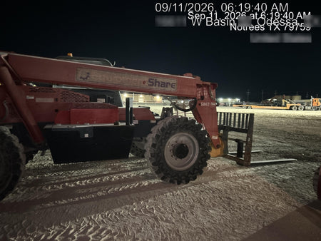 2018 Manitou 12042 Manitou MTA 12042, Solid Tires, 66" Carriage, Open ROPS, Flashing Beacon and Work Light Package