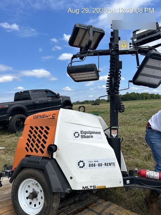 2023 Generac MLT2 Diesel, Flex Switch 120V Input, Powerzone Controller, 
(4) 320W LED Lights, 4kW Generator, 39.9 Gal Fuel Tank, 2" Ball, T3