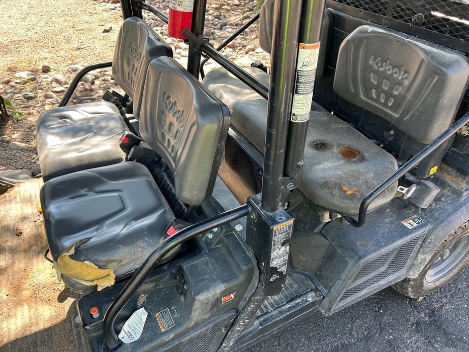 2022 Kubota RTV-X1140W-H Plastic Canopy, Windshield Acrylic Clear, LED Strobe Light, Wire Harness Kit, Back up Alarm