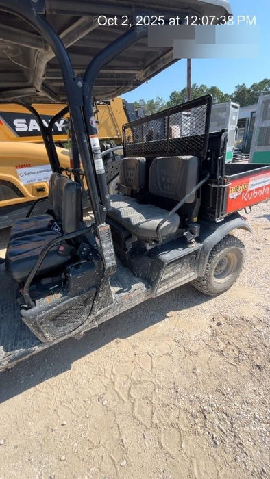 2022 Kubota RTV-X1140W-H Plastic Canopy, Windshield Acrylic Clear, LED Strobe Light, Wire Harness Kit, Back up Alarm