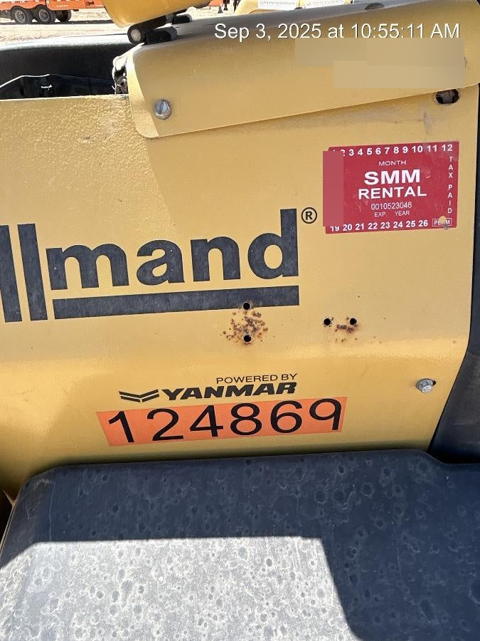 2020 Allmand NLV3GR (4) LED Light Fixture 350W, 23' Vertical Mast, 3kW Prime, Towable, Deep Sea L401, Leveling Jacks, Yanmar T4F 5.8hp