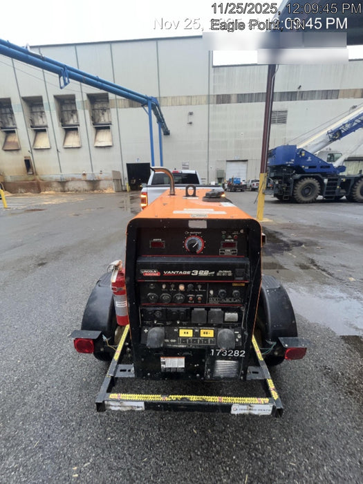 2021 Lincoln Electric Vantage 322 Vantage 322 Ready Pak 3 w/ Decals, ORANGE (includes trailer, cable rack, fender light kit) NO Telematics