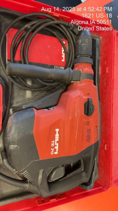 2019 HILTI TE 700-AVR