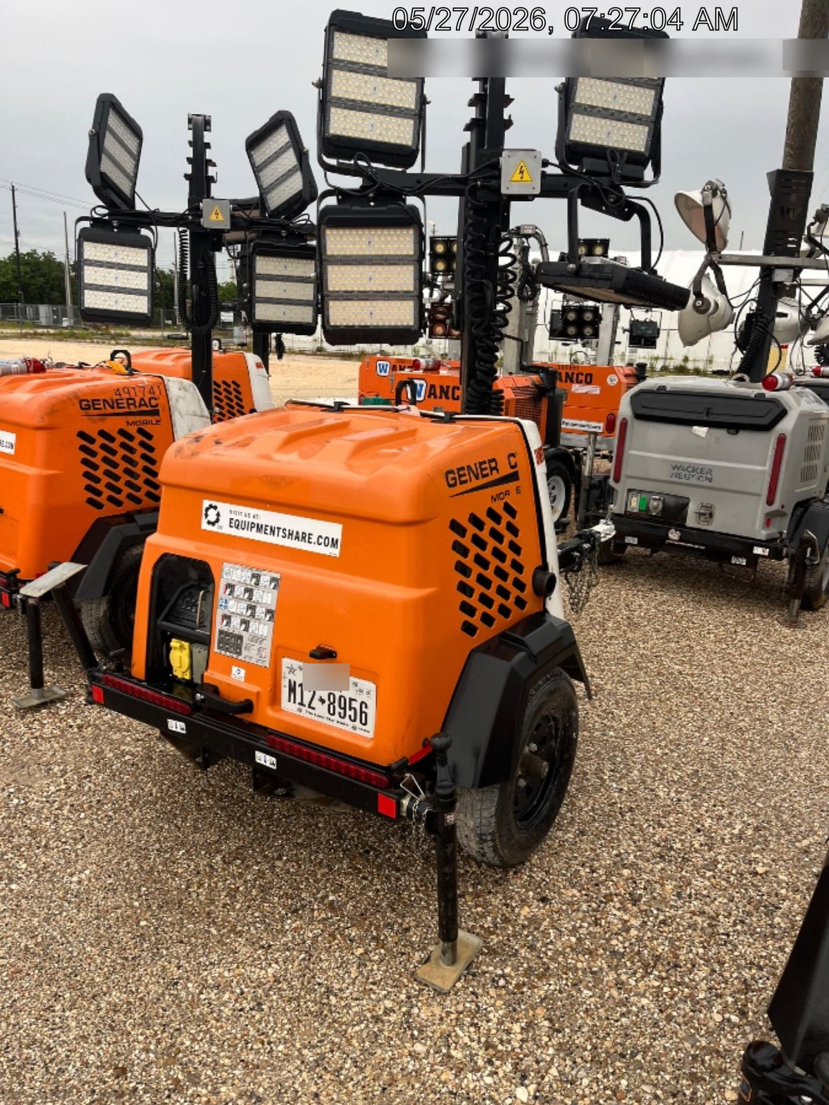 2023 Generac MLT2 Diesel, Flex Switch 120V Input, Powerzone Controller, 
(4) 320W LED Lights, 4kW Generator, 39.9 Gal Fuel Tank, 2" Ball, T3