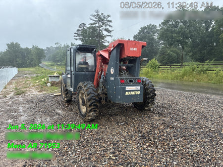 2018 Manitou MTA10055 Manitou MTA 10055 w/Open ROPS, Work Lights/Strobe, Aux Hyd, Solid Tires, Lift Hook, 66" Carriage, 60" Forks