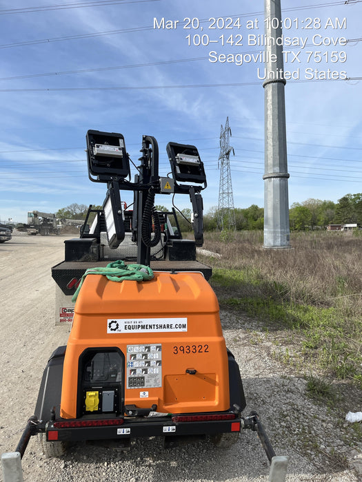 2024 Generac MLT2 Diesel, Flex Switch 120V Input, Powerzone Controller, 
(4) 320W LED Lights, 4kW Generator, 39.9 Gal Fuel Tank, 2" Ball, T3