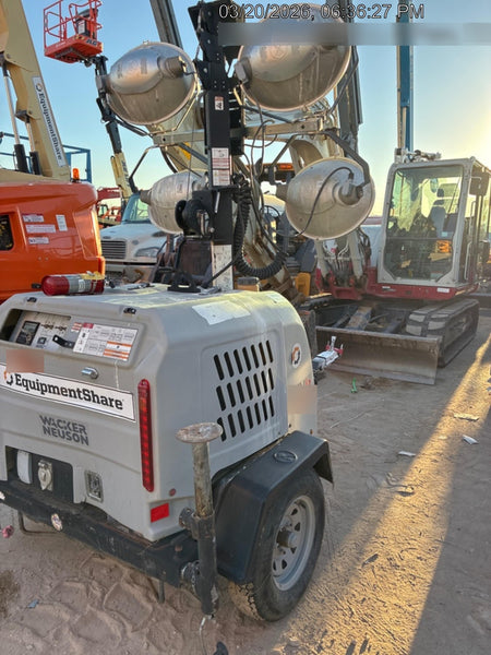 2019 Wacker Neuson LTV6L-MH Wacker Neuson LTV6L Mobile Light Tower w/Fuel Level Sensor Installed