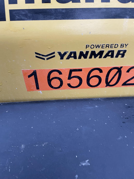 2021 Allmand NLV3GR (4) LED Light Fixture 350W, 23' Vertical Mast, 3kW Prime, Towable, Deep Sea L401, Leveling Jacks, Yanmar T4F 5.8hp