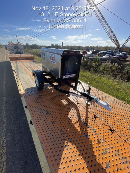 2024 Lincoln Electric LE400 Kubota V1505, Trlr, Cable Rack, Light Kit, ES Decals, T3