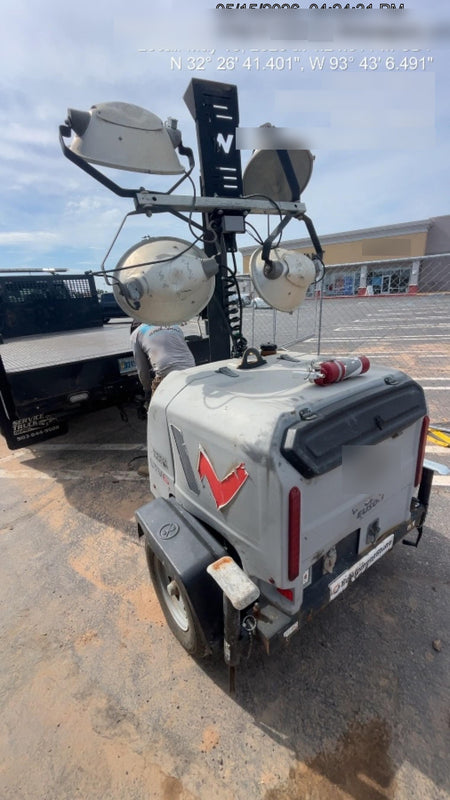 Wacker Neuson LTV6K-MH Wacker Neuson LTV6K Mobile Light Tower w/Fuel Level Sensor Installed