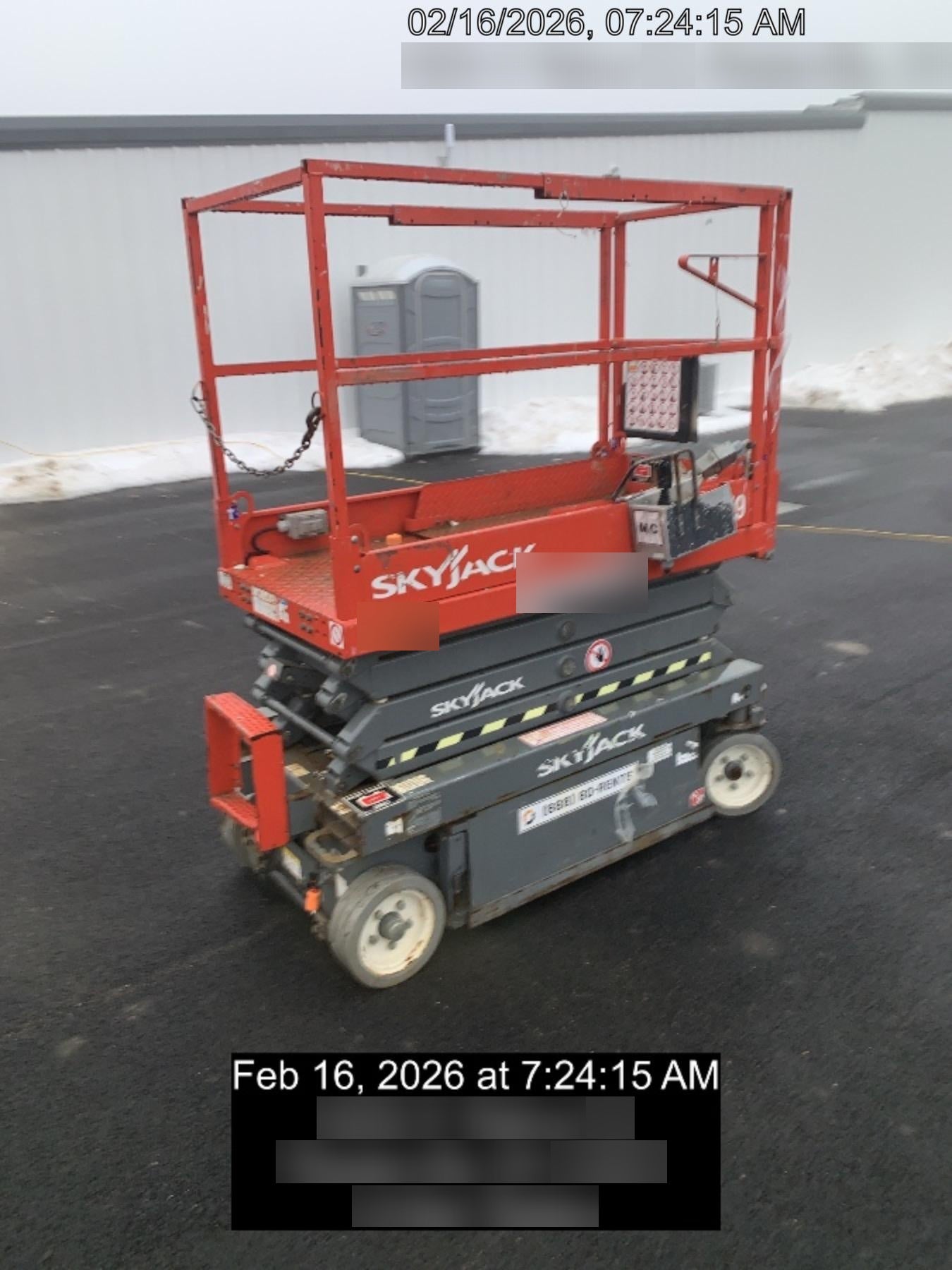 2016 Skyjack SJIII-3219 Standard Rental Specs