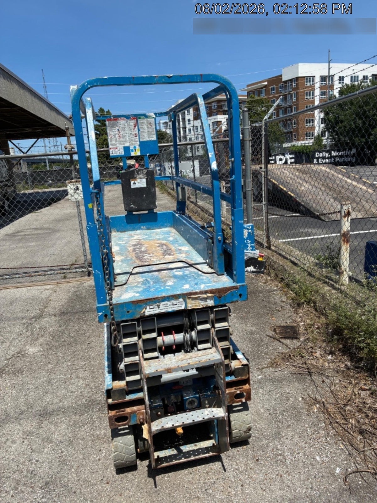 2019 Genie GS-1930 Fixed Rails with Chain Entry