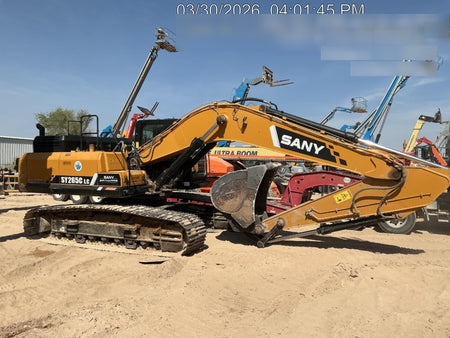 Sany SY265C SY265 Tier 4 - Cab, Hydraulic QC,  Buckets: 48" , Hydraulic Hammer 5,000lb impact class