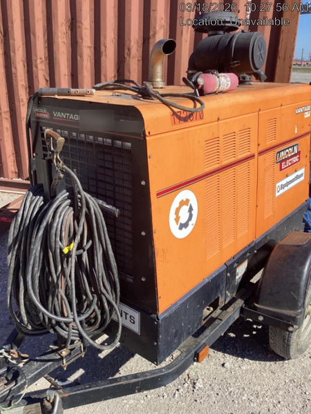 2021 Lincoln Electric Vantage 549X Ready Pak 3, ORANGE (includes trailer, cable rack, fender light kit)