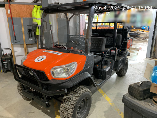 2021 Kubota RTV-X1140W-H Plastic Canopy, Windshield Acrylic Clear, LED Strobe Light, Wire Harness Kit, Back up Alarm