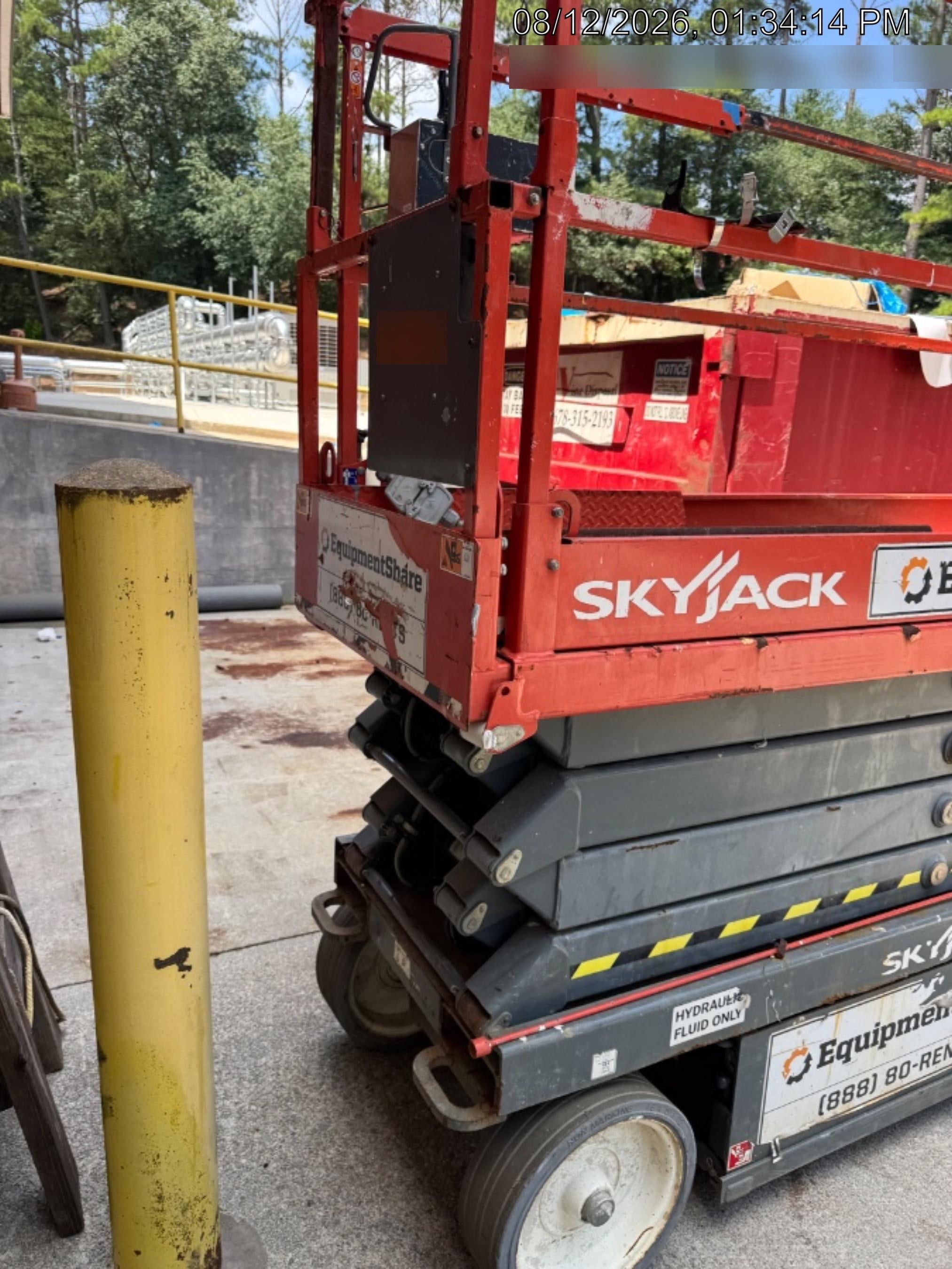 2019 Skyjack SJIII-3226 Standard Options, Trojan Batteries