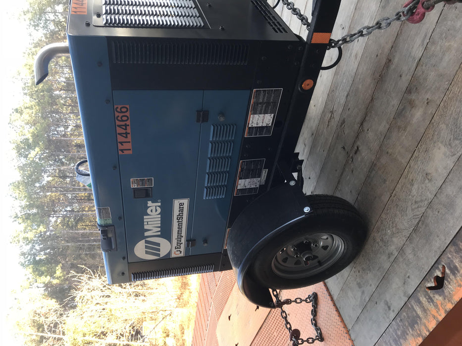2020 Miller Electric BIG BLUE 400 Trailer Mounted Welder