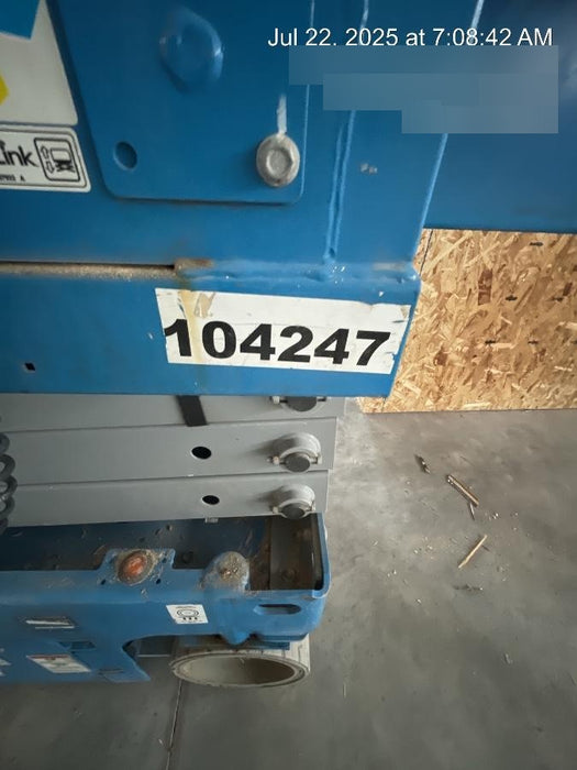 2020 Genie GS-1930 Solid Non Marking Tires, Beacon, Folding rails with half height swing gate, 800W Inverter