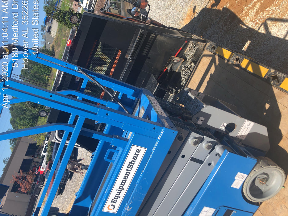 2019 Genie GS-1930 Fixed Rails with Chain Entry