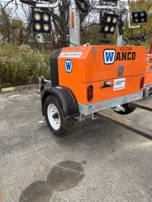2024 Wanco WLTT-4MM4K Diesel, Deep Sea Controller, Shore Power Plug, Auto Start, (4) 350W LED Floodlights, 4kW Generator, 60 Gal Fuel Tank, 2" Ball, T3