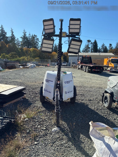 2024 Generac MLT2 Diesel, Flex Switch 120V Input, Powerzone Controller, 
(4) 320W LED Lights, 4kW Generator, 39.9 Gal Fuel Tank, 2" Ball, T3