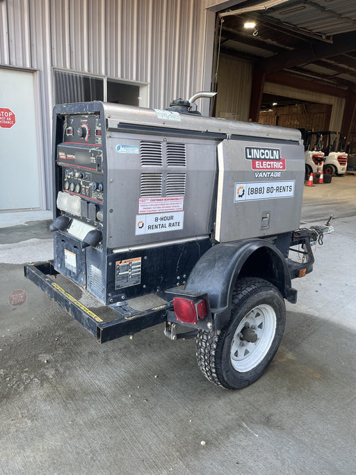 2018 Lincoln Electric Vantage 322 Lincoln Vantage 322 Welder Ready Pak 3 - Vantage 322, Trailer, Fender and light kit, Cable rack