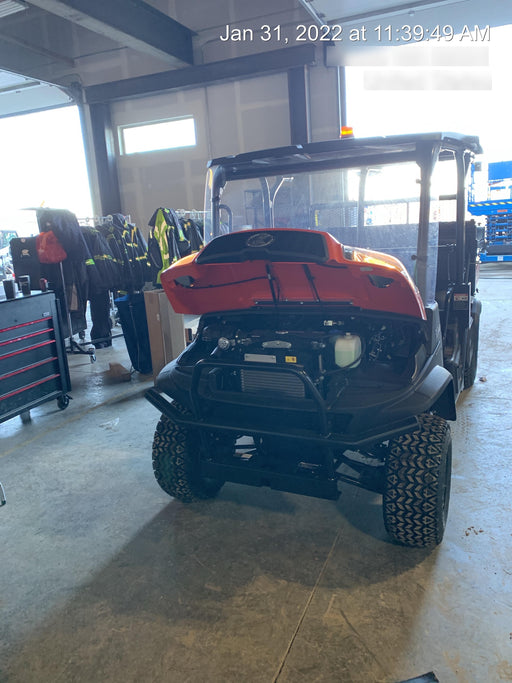2022 Kubota RTV-X1140W-H Plastic Canopy, Windshield Acrylic Clear, LED Strobe Light, Wire Harness Kit, Back up Alarm
