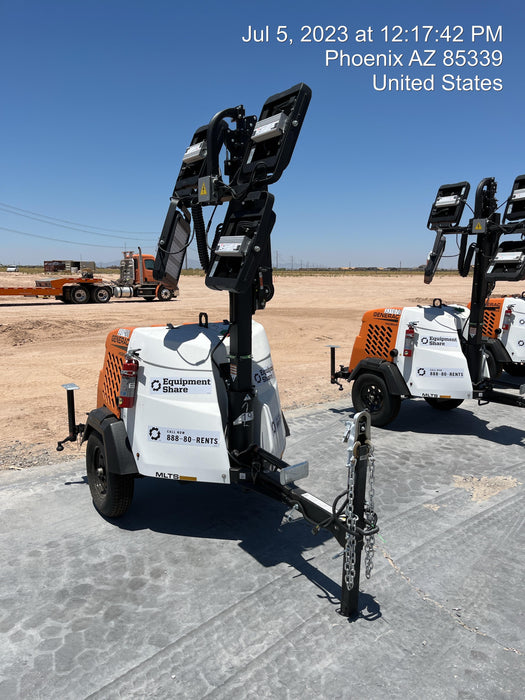 2023 Generac MLT2 Diesel, Flex Switch 120V Input, Powerzone Controller, (4) 320W LED Lights, 4kW Generator, 39.9 Gal Fuel Tank, 2" Ball, T3