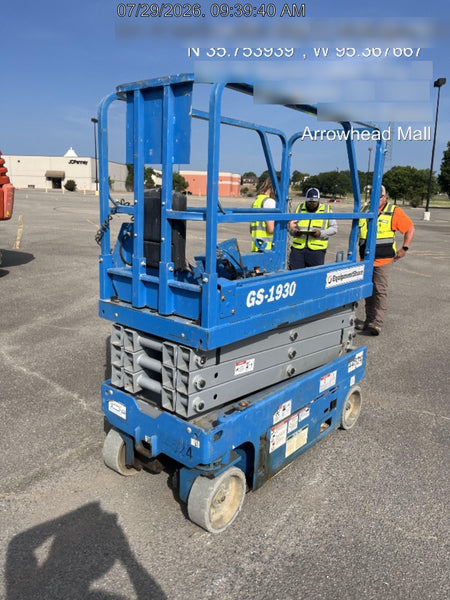 2019 Genie GS-1930 Fixed rails with chain Entry