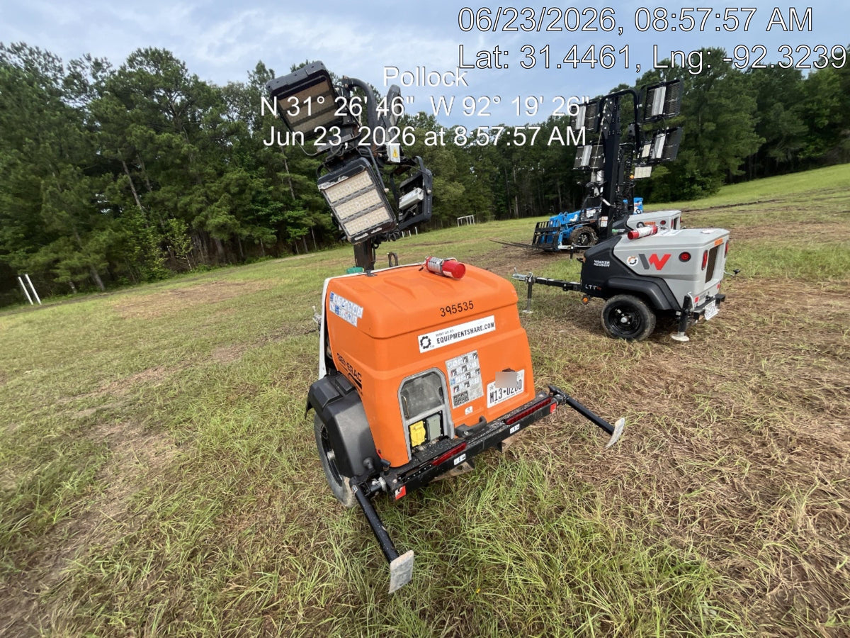 2024 Generac MLT2 Diesel, Flex Switch 120V Input, Powerzone Controller, 
(4) 320W LED Lights, 4kW Generator, 39.9 Gal Fuel Tank, 2" Ball, T3