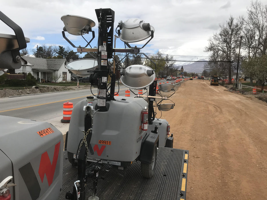 2019 Wacker Neuson LTV6L-MH Mobile Light Tower w/Fuel Level Sensor Installed