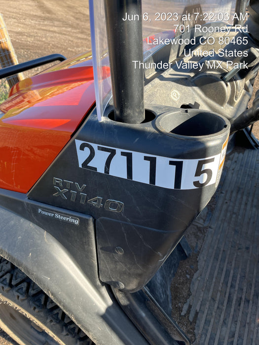 2022 KUBOTA RTV-X1140W-H (Canopy)