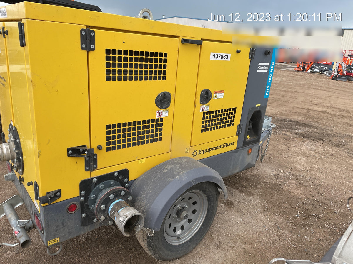2021 ATLAS COPCO PAS 100 HF CS Enclosed