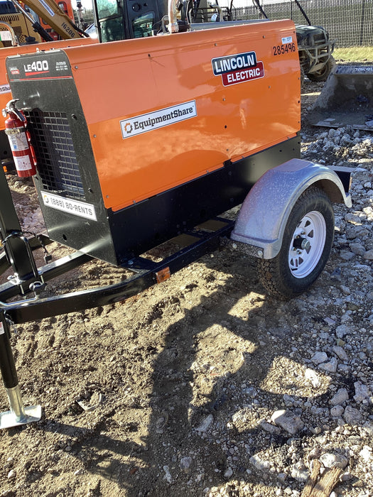 2022 Lincoln Electric LE400 Kubota V1505, Trlr, Cable Rack, Light Kit, ES Decals, T3