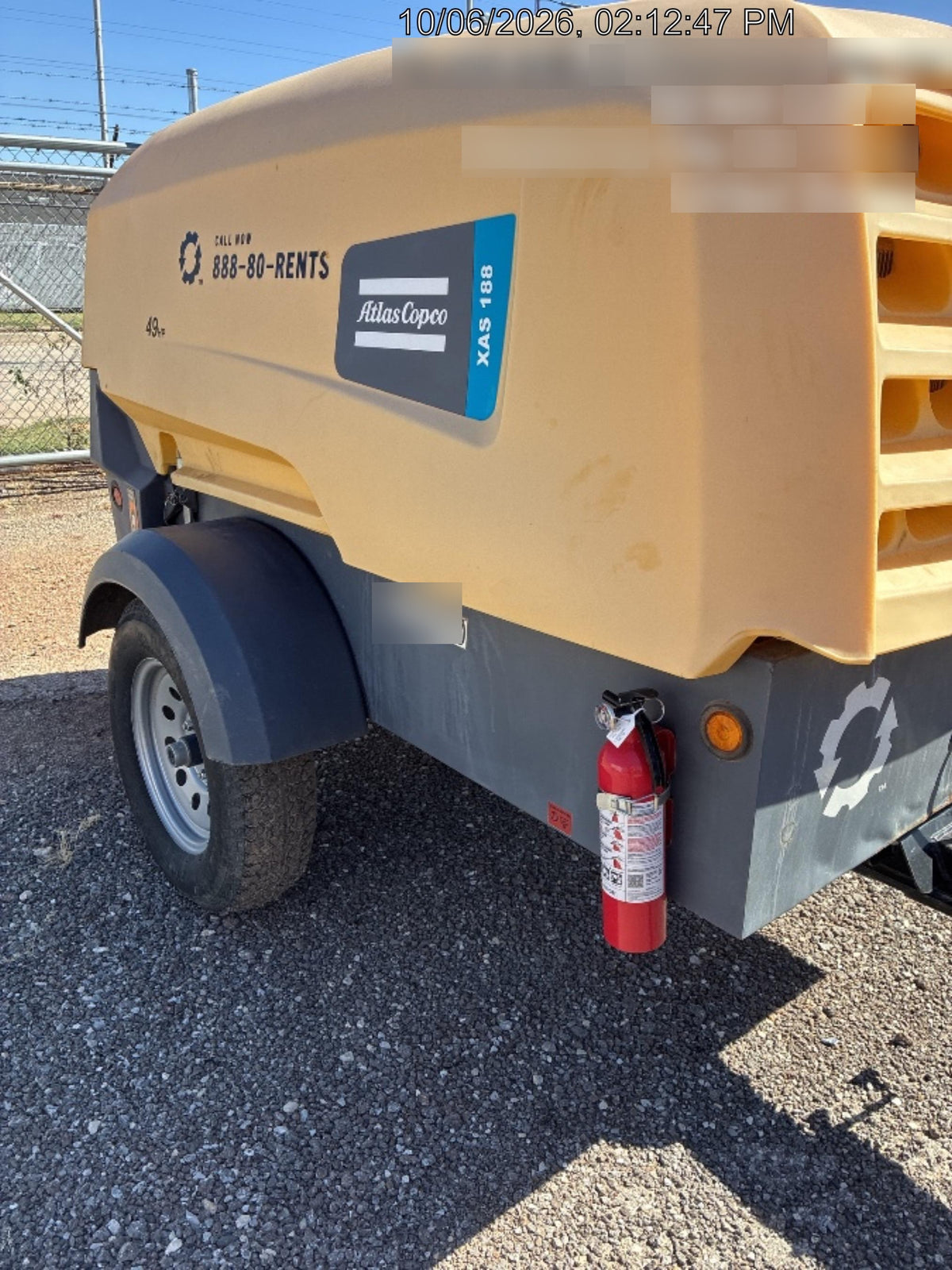 2023 ATLAS COPCO XAS188 CWK