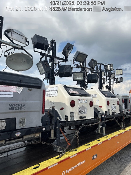 2018 Wacker Neuson LTV6L-MH Wacker Neuson LTV6L Towable Light Tower