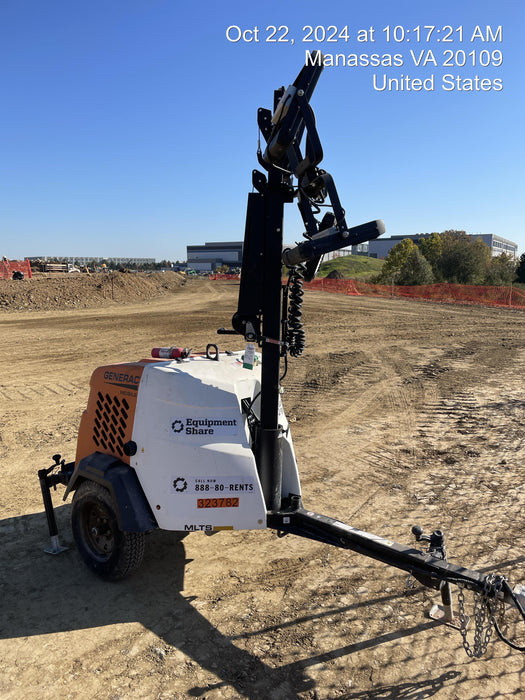 2023 Generac MLT2 Diesel, Flex Switch 120V Input, Powerzone Controller, (4) 320W LED Lights, 4kW Generator, 39.9 Gal Fuel Tank, 2" Ball, T3