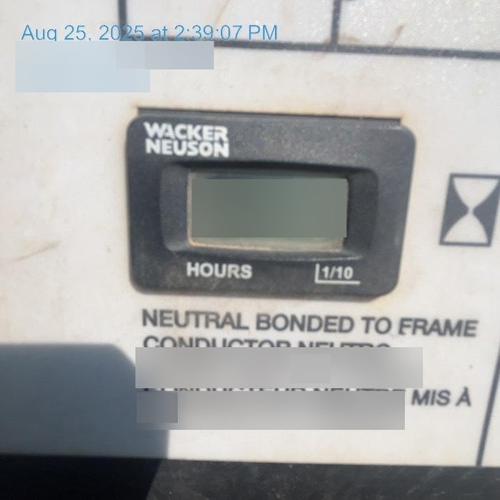 2019 Wacker Neuson LTV6L-MH Wacker Neuson LTV6L Mobile Light Tower w/Fuel Level Sensor Installed