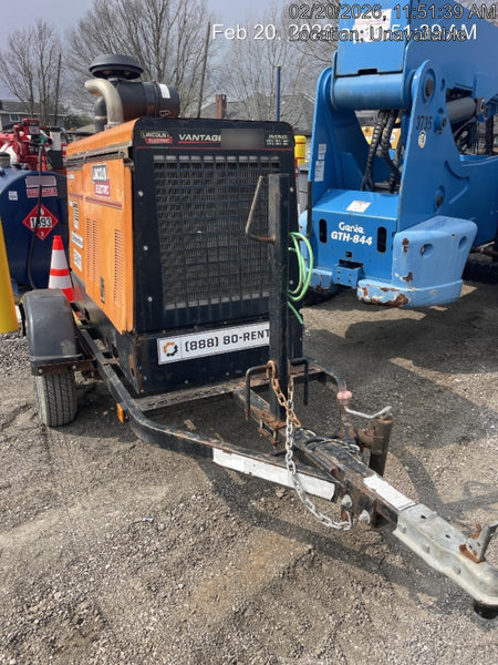 2022 Lincoln Electric Vantage 549X Crosslink Technology, Trailer Mounted