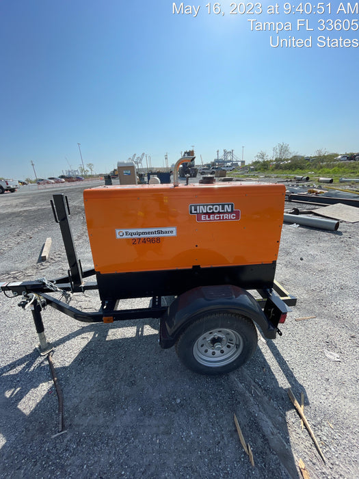 2022 Lincoln Electric LE400 Kubota V1505, Trlr, Cable Rack, Light Kit, ES Decals, T3