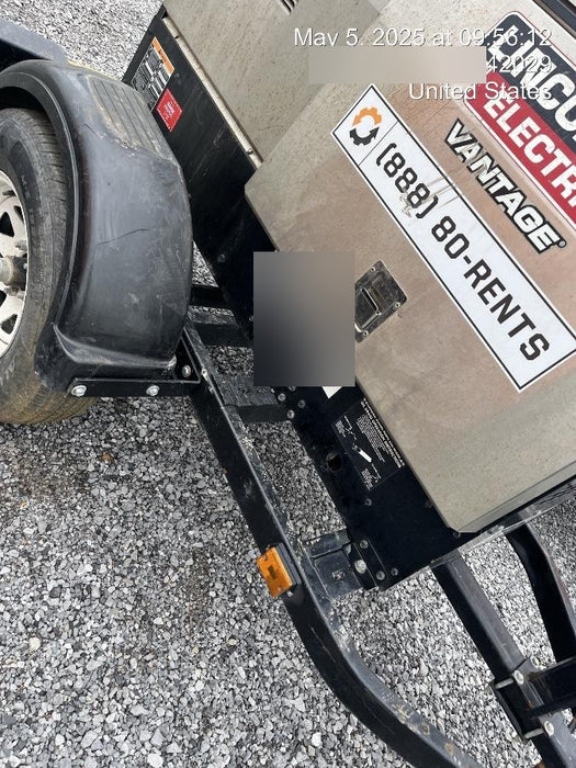 2018 Lincoln Electric Vantage 322 Lincoln Vantage 322 Welder Ready Pak 3 - Vantage 322, Trailer, Fender and light kit, Cable rack