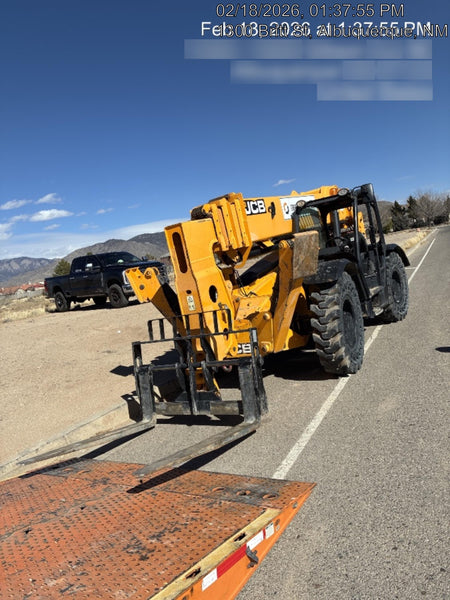 2020 JCB 512-56 Canopy, 74 HP, Solid Tires, STD Worklight, Beacon, Aux Hydraulics, Lifting Eye, Backup Alarm w/72" Carriage, 60" Forks
