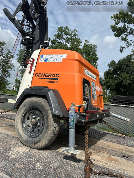 2023 Generac MLT2 Diesel, Flex Switch 120V Input, Powerzone Controller, 
(4) 320W LED Lights, 4kW Generator, 39.9 Gal Fuel Tank, 2" Ball, T3