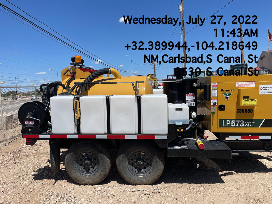 2022 Vac-Tron LP573XDT T4 Koehler Diesel Engine, 500 Gallon Debris Tank, x2 100 Gallon Water Tanks