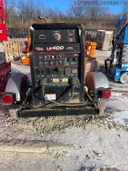 2022 Lincoln Electric LE400 Kubota V1505, Trlr, Cable Rack, Light Kit, ES Decals, T3