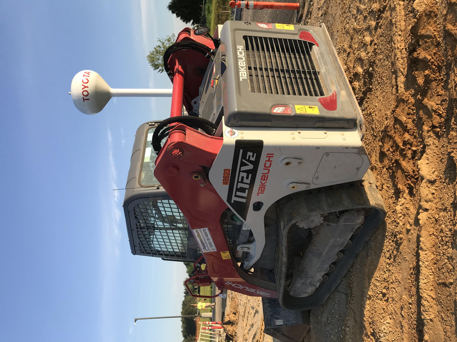 2019 Takeuchi TL12V2C Cab/Heat/AC, Back-up Alarm, Hydraulic QC w/80" HD Tooth Bucket