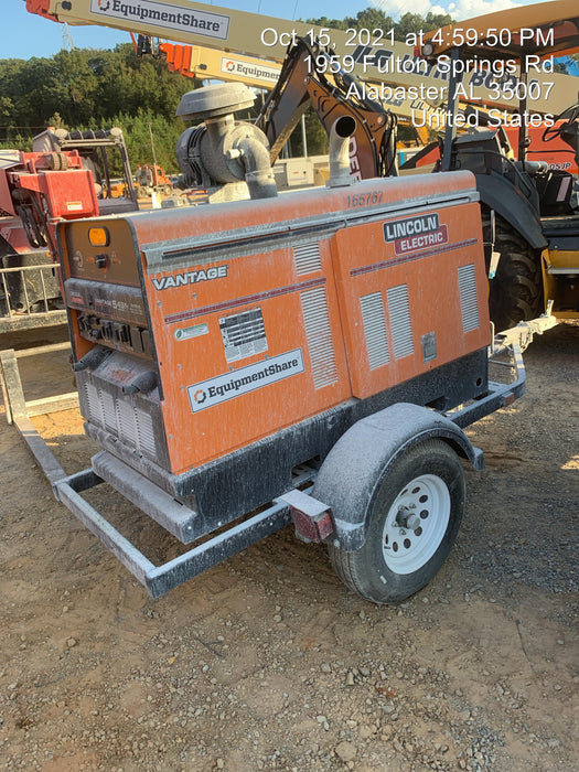 2021 Lincoln Electric Vantage 549X Ready Pak 3, ORANGE (includes trailer, cable rack, fender light kit)