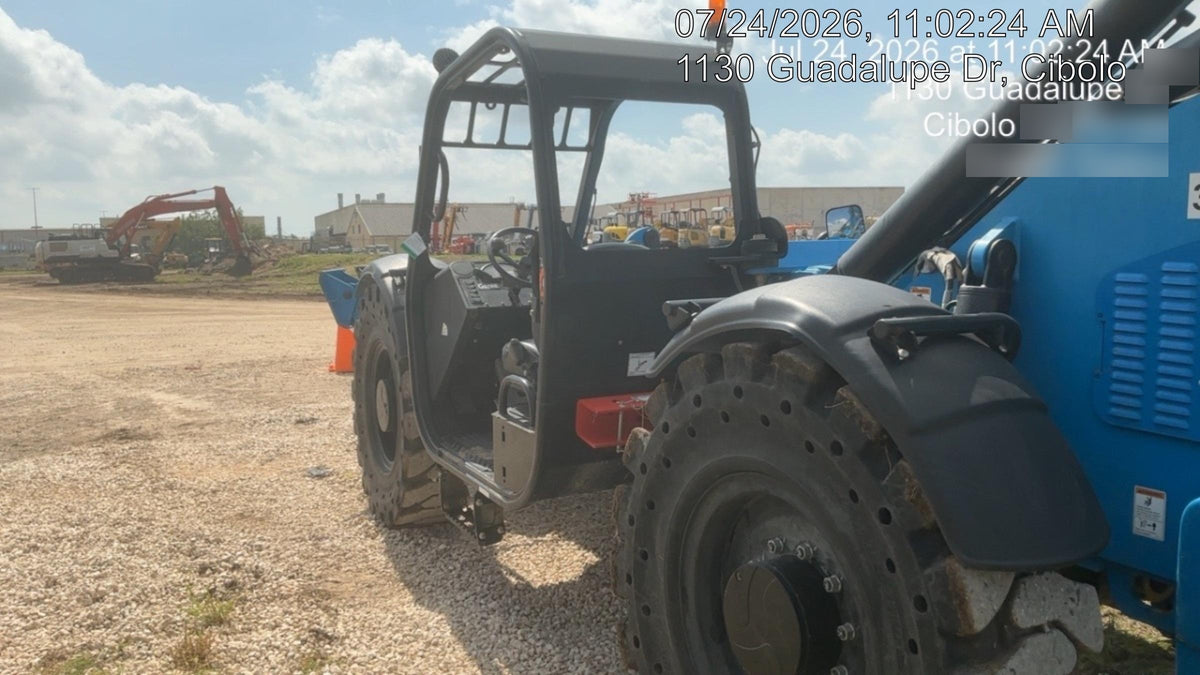 2019 Genie GTH-1056 Canopy, Solid RT Tires, LED Work Lights, Beacon 60" QA Carriage, 60" Forks